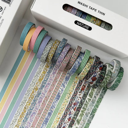 Vintage Washi Tape Set (8–20 Rolls)