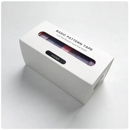 Solid Color Washi Tape Set (8-Pack)