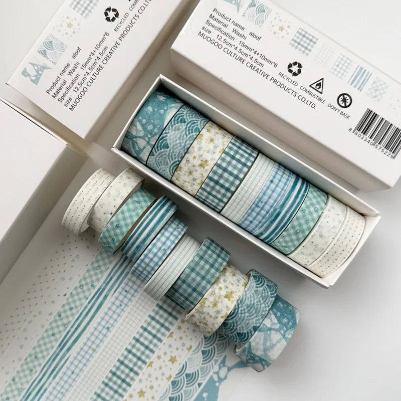 Vintage Washi Tape Set (8–20 Rolls)