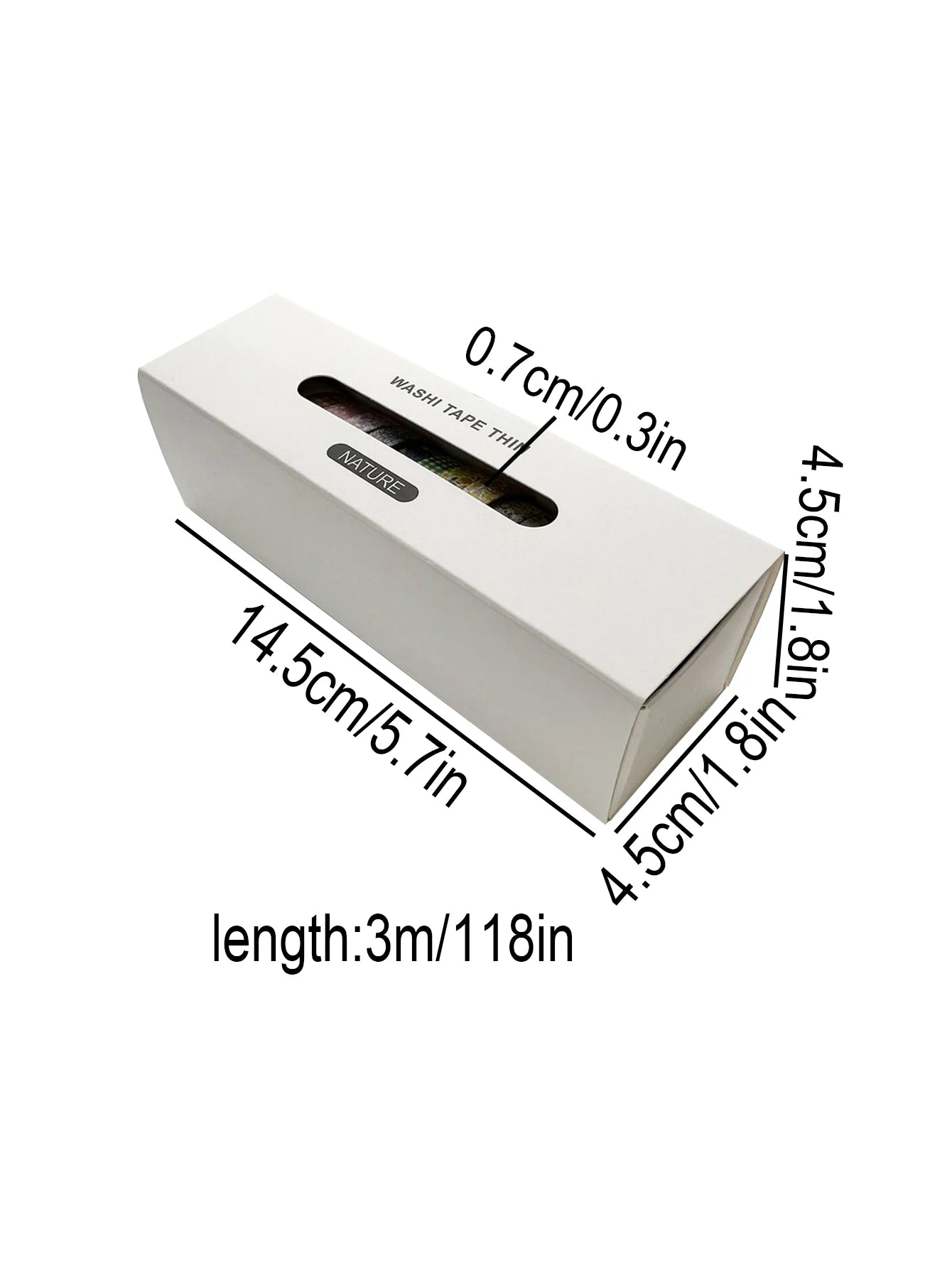 Retro Floral Thin Washi Tape Set (20 Rolls)